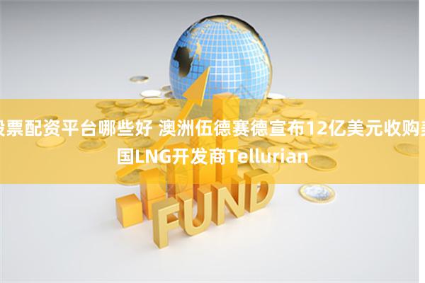 股票配资平台哪些好 澳洲伍德赛德宣布12亿美元收购美国LNG开发商Tellurian
