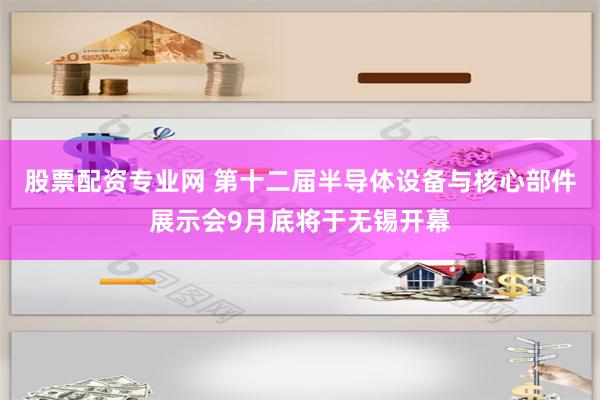 股票配资专业网 第十二届半导体设备与核心部件展示会9月底将于无锡开幕