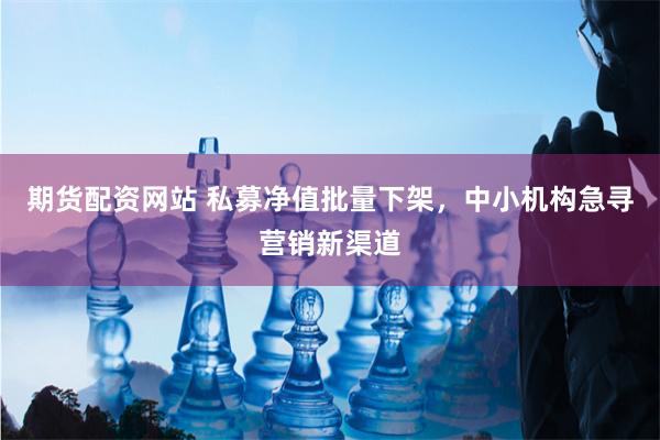 期货配资网站 私募净值批量下架，中小机构急寻营销新渠道