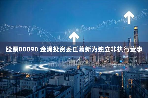 股票00898 金涌投资委任葛新为独立非执行董事